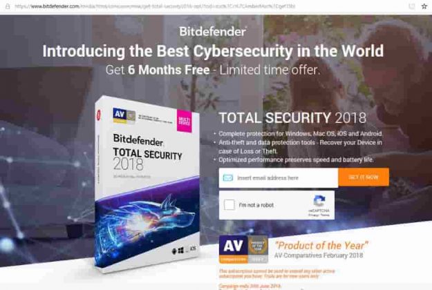 download bitdefender total security for free