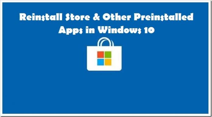 install windows store app powershell