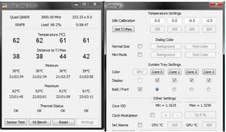 cpu temp monitor windows 10 for taskbar