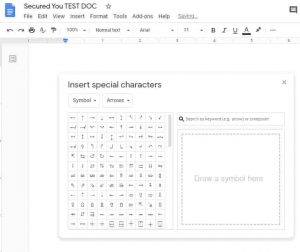 keyboard shortcut for subscript google docs